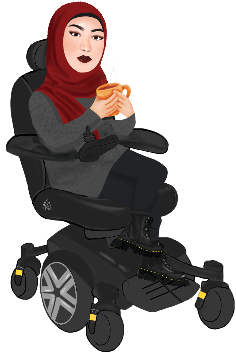 Yasmeen as cartoon